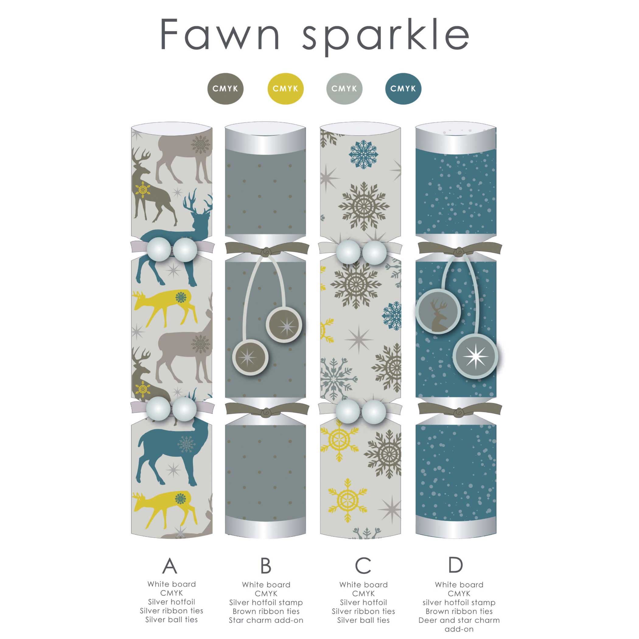 Contemporary Christmas Cracker Design Boards