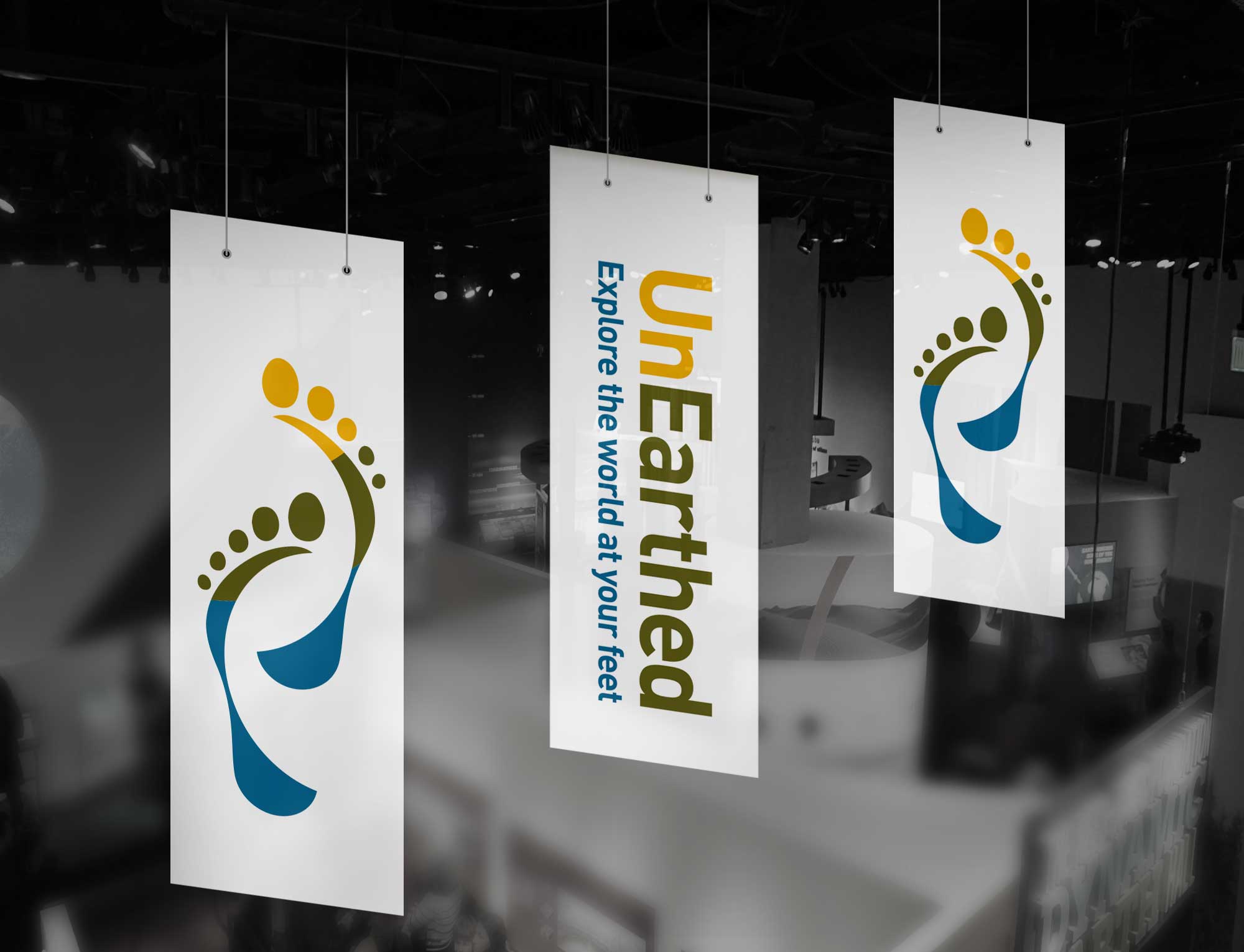 NERC - UnEarthed Science Event - Hanging Banners