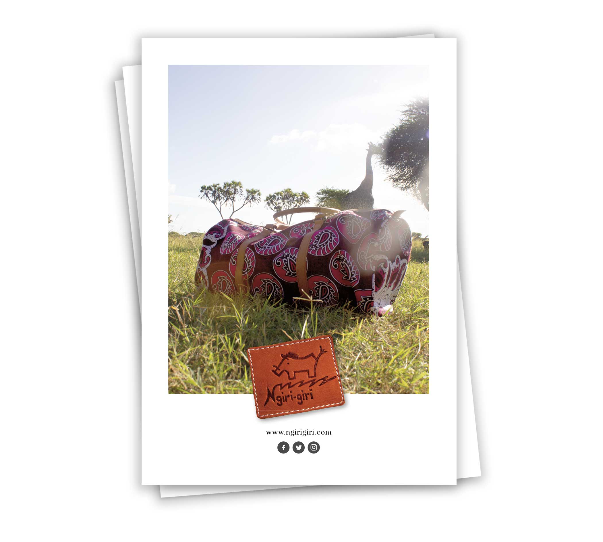 Ngiri-Giri Catalogue Design - Back Cover