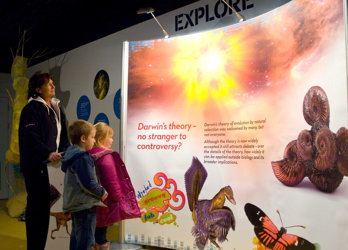 Darwin Today - Science Exhibition - Display Graphics