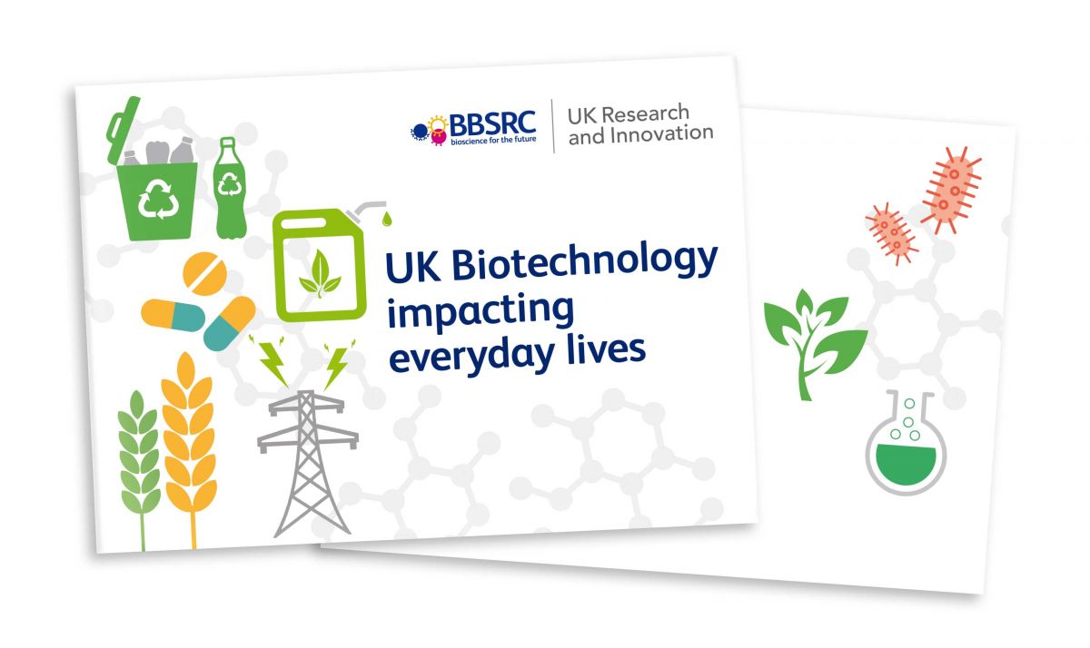 BBSRC & UKRI - Industrial Bioscience Info Graphic Booklet