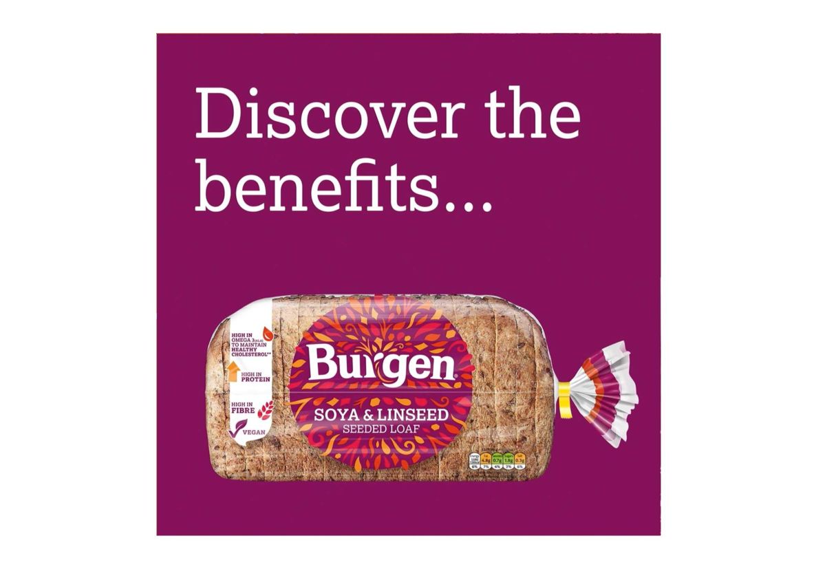 Burgen bread animation screen